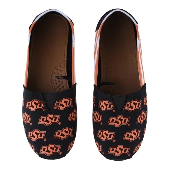 Oklahoma State University NEW Canvas Flats - Picture 2 of 4